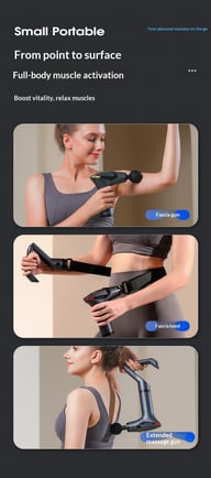 Cross-Border 887 Silent Fascia Gun | Health & Beauty Muscle Recovery — view 6