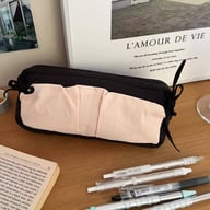 Cloud-Shaped Puff Pastry Bowknot Desk Organizer | Soft Pencil Case — view 1