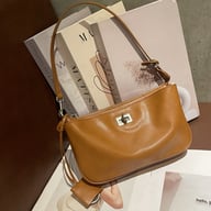 Top-Grain Vegetable-Tanned Leather Kelly Bag | Genuine Cowhide — view 12