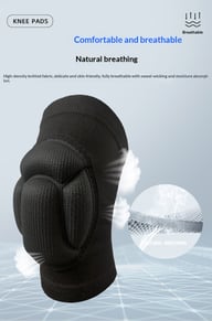 Volleyball Roller Skating Knee Pads | Thickened Sponge Protection — view 9