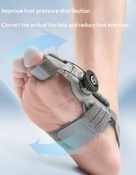 Hallux Valgus Corrector With Multi-angle Adjustable Knob — view 2