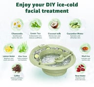 Foldable Ice Pack Facial Care Beauty Ice Bath Basin With Ice Trays — view 11