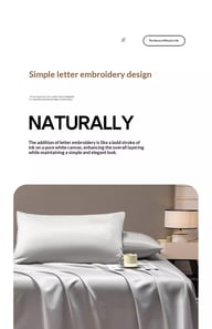 Summer Cooling Ice Silk Bed Sheet Set | Home & Kitchen Luxury Bedding — view 4