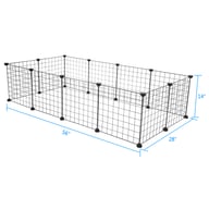 Portable Pet Playpen for Guinea Pigs & Rabbits | Metal Wire Cage — view 19