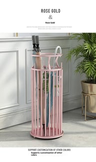 Wrought Iron Umbrella Stand | Modern Home Storage Rack Canada — view 10