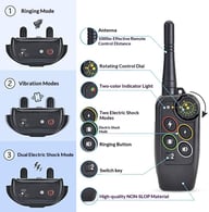 1km Remote Dog Training Collar | Waterproof PetSpy System — view 7