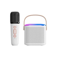 Karaoke Machine Bluetooth Speaker with 2 Wireless Mics & RGB Lights — view 2