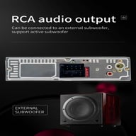 Single Din with Android Auto Bluetooth Car Stereo MP3 Player | USB SD AUX — view 5