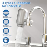Stainless Steel Faucet Filter with Activated Carbon | Kitchen Water — view 8