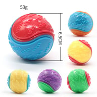 Scooby-Doo Squeaky Dog Balls Set of 8 | Teeth Cleaning Interactive Toys — view 13
