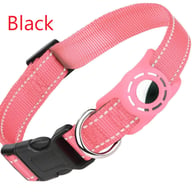 Reflective Dog Leash Collar with AirTag Holder | Anti-Lost Pet Safety — view 3