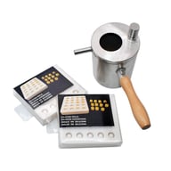 Complete beekeeping wax melting pot and silicone foundation mold kit set
