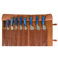 Portable Two-Tier Microfiber Leather Knife Storage Bag | Home & Kitchen — view 4