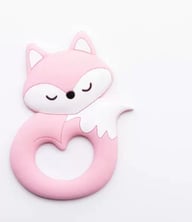 Food-Grade Silicone Baby Teether | Cartoon Fox Design | CA$13.59 — view 5