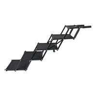 Extra Wide  Foldable Dog Stairs, Pet Ramp With Non Slip Surface And Soft Foam Handle, Dogs Stairs For Cars, High Beds, Truck, Supports Up To 250 Lbs, 5 Steps — view 9