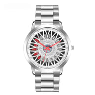 Hollowed-Out Wheel Watch Waterproof Steel Band Business Style Teenagers — view 4