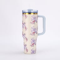 Portable Car Ice Tumbler With Straw Stainless Steel Insulated Cup — view 2