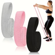 Fitness Waist-Slimming Pull-Up Resistance Band | Yoga Stretch Loop — view 4