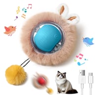 Interactive Motion Activated Cat Ball Toy with LED Lights | Captain Fam — view 5