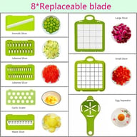 16-in-1 Vegetable Chopper Mandoline Slicer | Food Dicer Cutter — view 12