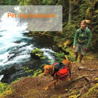 Large Dog Carrier Backpack with Dog Leash Attachment | Hiking — view 5