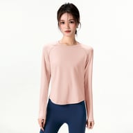 Womens Loose-Fitting Quick-Drying Sports Top — view 2