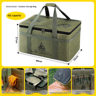 Tactical Camping Gear Storage Bag | 42L & 30L Outdoor Organizer — view 12
