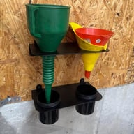 Wall-Mounted Funnel Paint Bottle Storage Rack | Home & Kitchen Organization — view 5