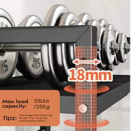 Black Extendable Kitchen Storage Rack with 6 Hooks | Home & Kitchen — view 7