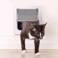 XL Pet Door 4 Way Locking | White Frame Dog Cat Flap Canada — view 11