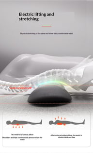 Lumbar Pillow Massage Heating Waist Pad | Pain Relief Heat Therapy — view 16