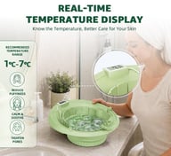 Foldable Ice Pack Facial Care Beauty Ice Bath Basin With Ice Trays — view 18