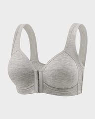 Easy-On Front Closure Wireless Support Bra — view 8