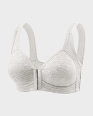 Easy-On Front Closure Wireless Support Bra — view 6