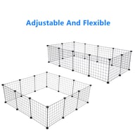 Portable Pet Playpen for Guinea Pigs & Rabbits | Metal Wire Cage — view 20