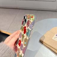 Electroplated Colorful Flower iPhone Case | Sweet Apple Design — view 4