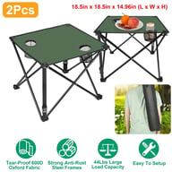 Foldable Camping Table with Cup Holders | Portable Picnic Desk — view 17