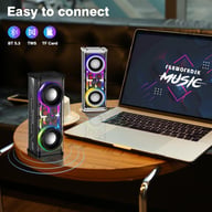 Portable Bluetooth Speaker with LED Lights | 10W Stereo Sound — view 5