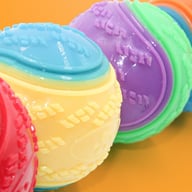 Scooby-Doo Squeaky Dog Balls Set of 8 | Teeth Cleaning Interactive Toys — view 17