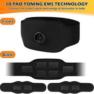 Portable EMS Massage Waist Belt Three-Piece Set | Muscle Toning — view 10