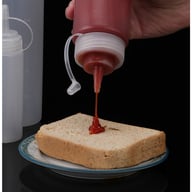 8 Pack Plastic Squeeze Sauce Bottles 500ml | Kitchen Condiment Dispenser — view 10