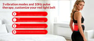 120-LED Far-Infrared Heating Massage Therapy Waist Support Belt — view 19