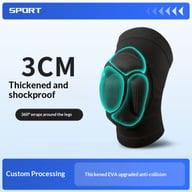 Volleyball Roller Skating Knee Pads | Thickened Sponge Protection — view 4