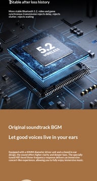 Fashionable On-Ear Bluetooth Wireless Headphones with RGB Lighting — view 19