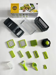 16-in-1 Vegetable Chopper Mandolin Slicer | Food Dicer Peeler Cutter — view 4