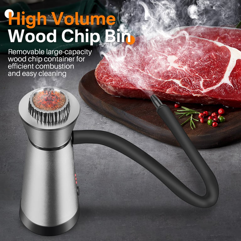 Smoke infuser set with accessories, filters, and cleaning tools displayed