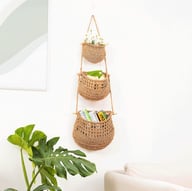 Detachable Three-Tier Kitchen Fruit And Vegetable Storage Mesh Bag — view 3