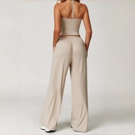 Brushed Yoga Set Quick-Drying Workout Outfit | Home & Kitchen — view 4