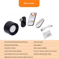 Magnetic LED Desk Lamp with Remote | Rechargeable Ambient Light — view 5