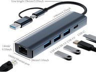 Gigabit Ethernet Port Adapter Dual-head Hub — view 11